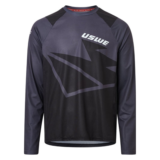 Camisola de manga comprida USWE BERG MTB Preto