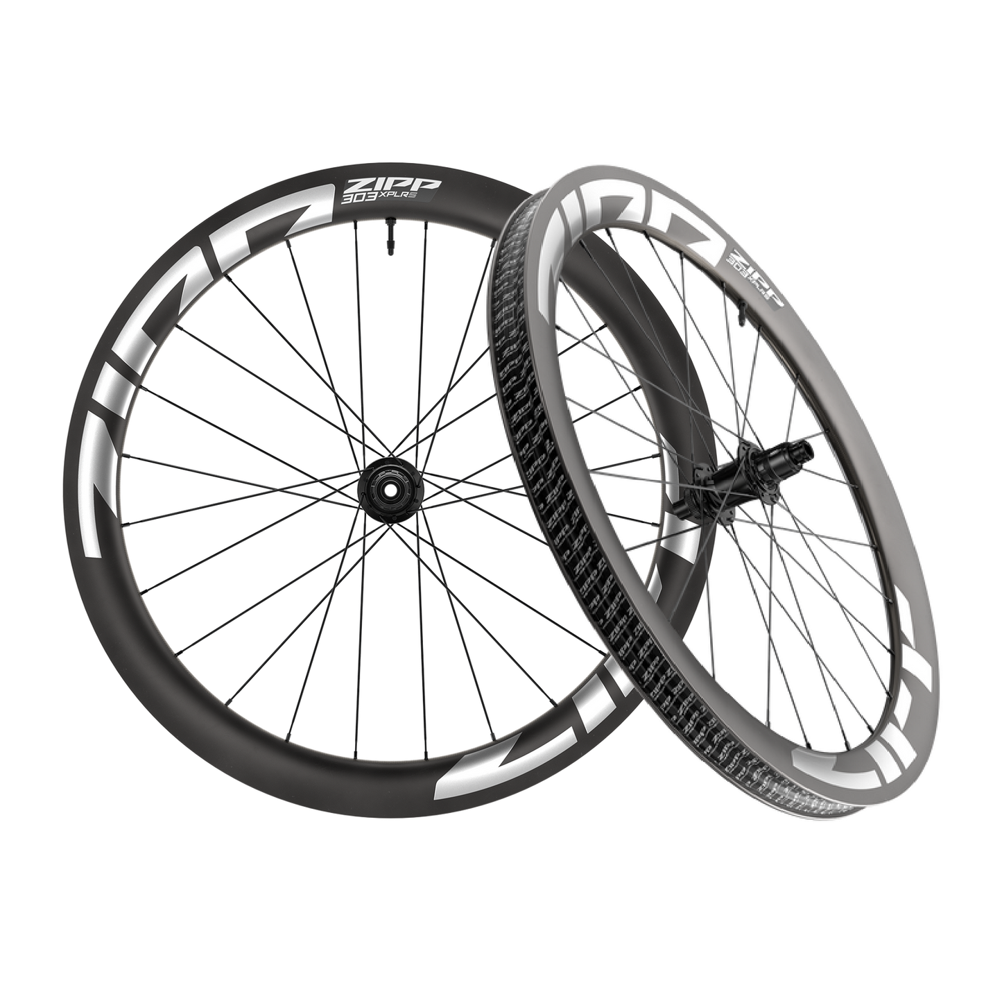 Par de rodas ZIPP 303 S XPLR Tubeless Ready (Center Lock) Brancas