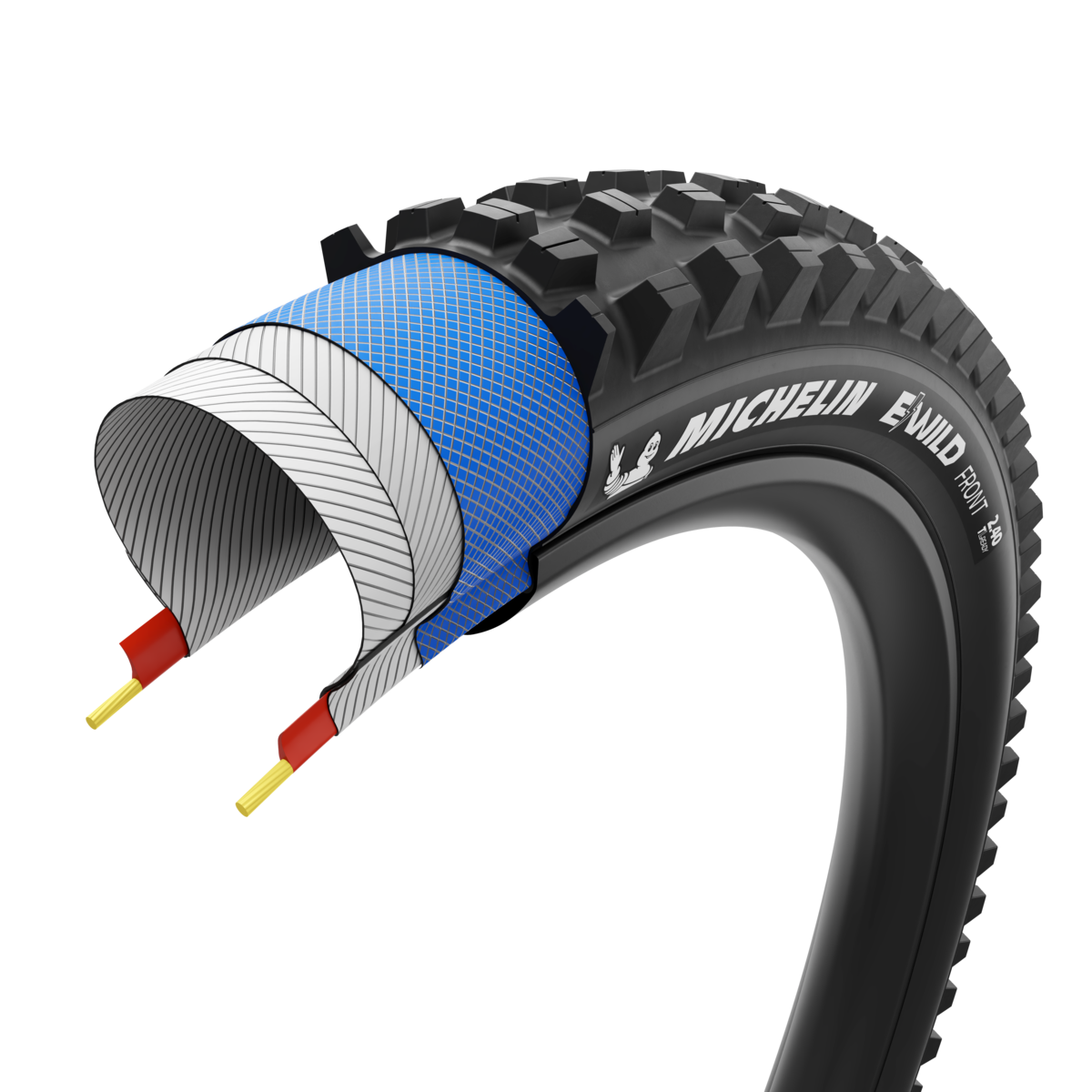 Pneu MICHELIN E-WILD FRONT 29x2.60 Tubeless Ready Soft Black