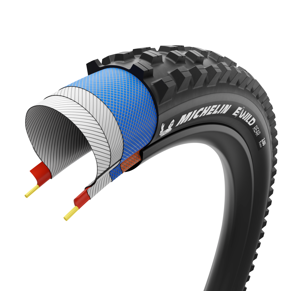 Pneu MICHELIN E-WILD REAR 29x2.60 Tubeless Ready Soft Black