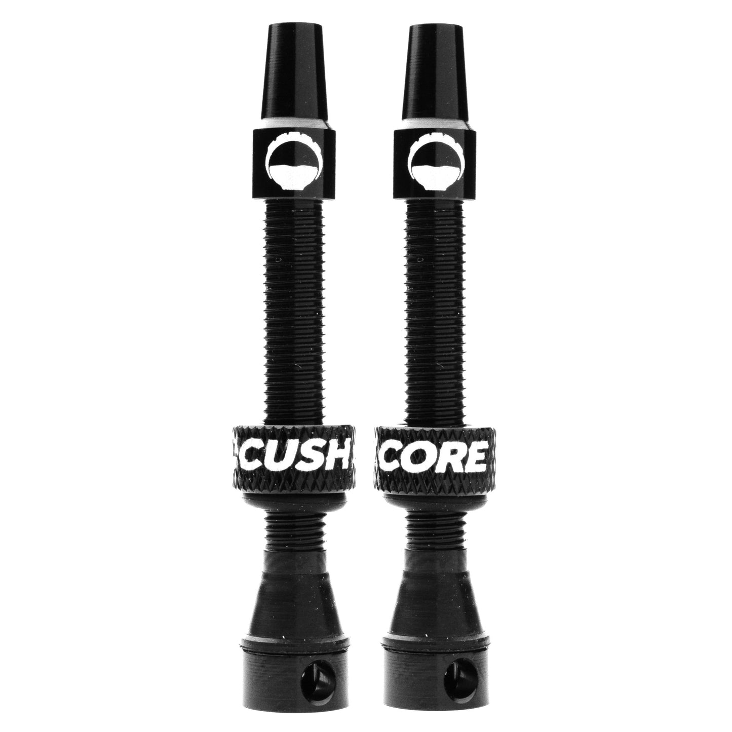 Par de Válvulas Tubeless CUSHCORE 44 mm Preto