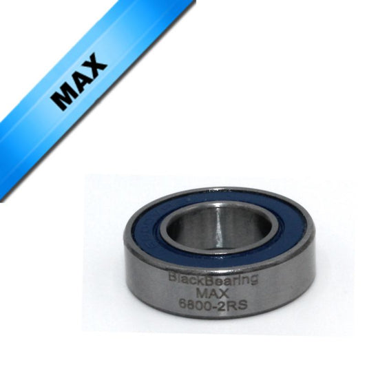 BLACK BEARING MAX 6800 E-2rs Rolamento de direção 10/11.5x19x5 mm