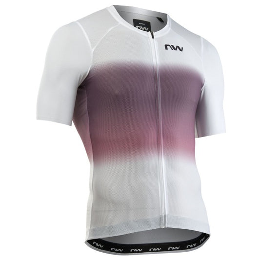 Camisola de manga curta NORTHWAVE BLADE AIR Branco/Púrpura