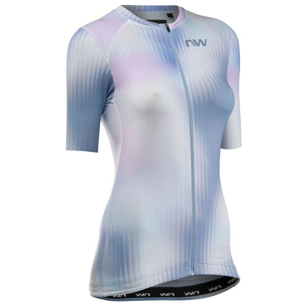 NORTHWAVE BLADE Camisola de manga curta para mulher Rosa/Azul