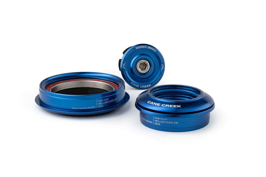 Caixa de direção semi-integrada cónica CANE CREEK Hellbender 70 1"1/8-1.5" ZS44/ZS56 azul