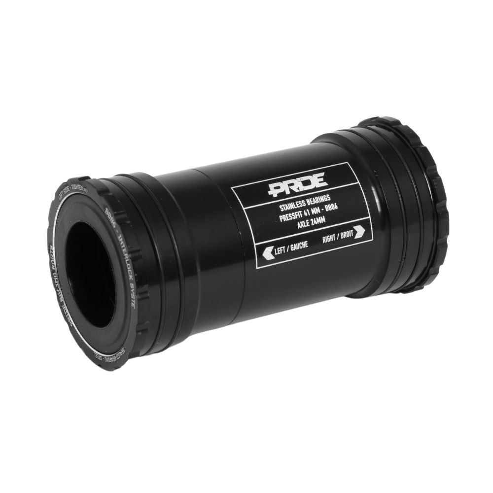 Caixa De Pedaleiro PRIDE BB86 Interlock Inox - 24mm