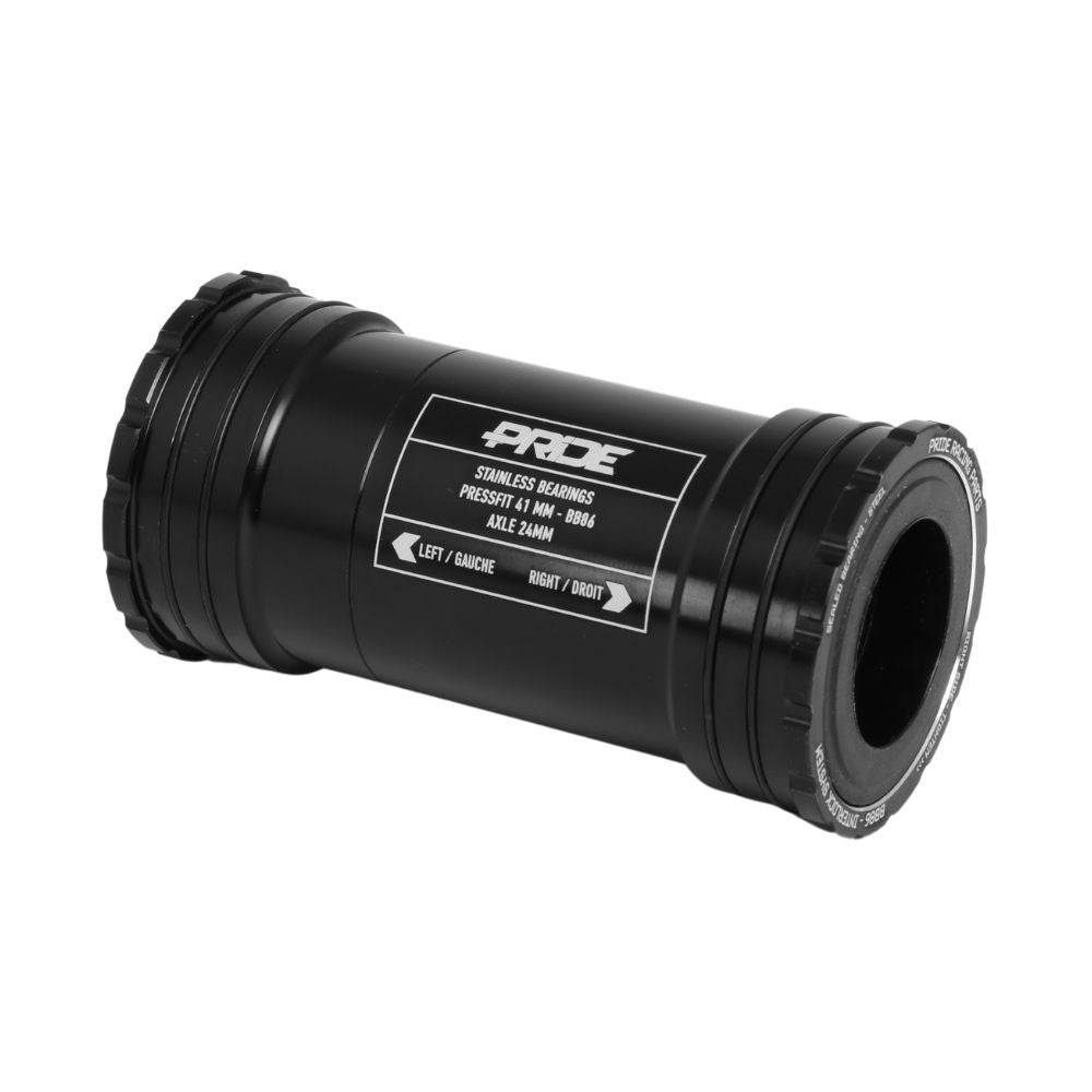 Caixa De Pedaleiro PRIDE BB86 Interlock Inox - 24mm