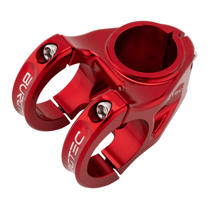 Avanço BURGTEC ENDURO MK3 vermelho — vista superior a três quartos