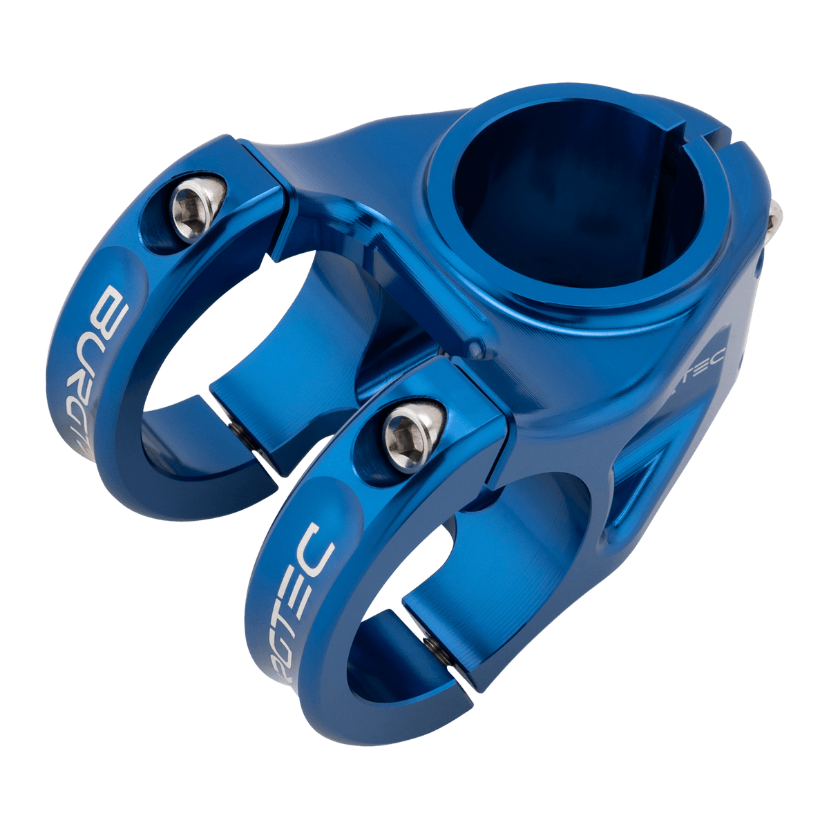 Avanço BURGTEC ENDURO MK3 azul — vista superior a três quartos