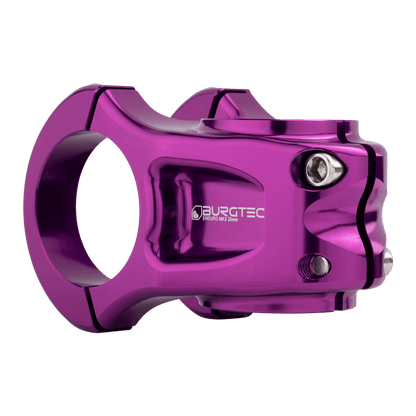 Avanço BURGTEC ENDURO MK3 violeta — vista traseira a três quartos