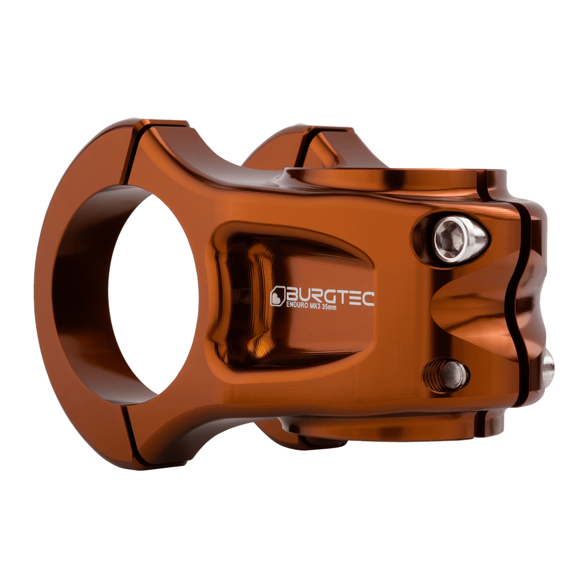 Avanço BURGTEC ENDURO MK3 bronze — vista traseira a três quartos