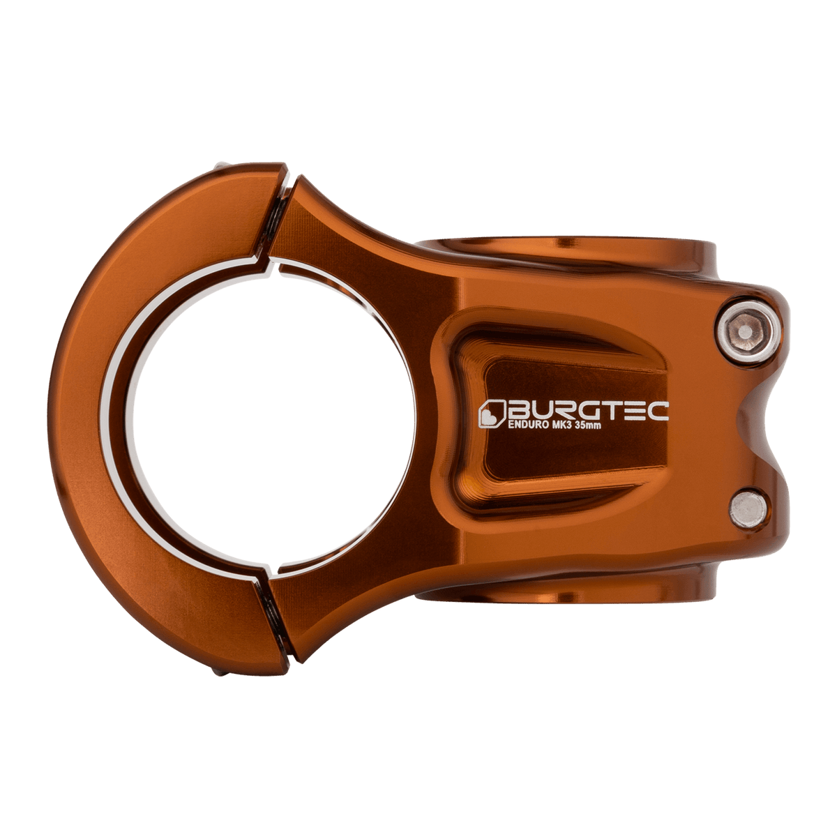 Avanço BURGTEC ENDURO MK3 bronze — vista de perfil