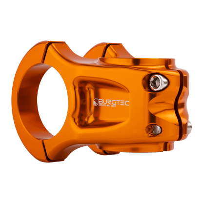 Avanço BURGTEC ENDURO MK3 laranja — vista traseira a três quartos