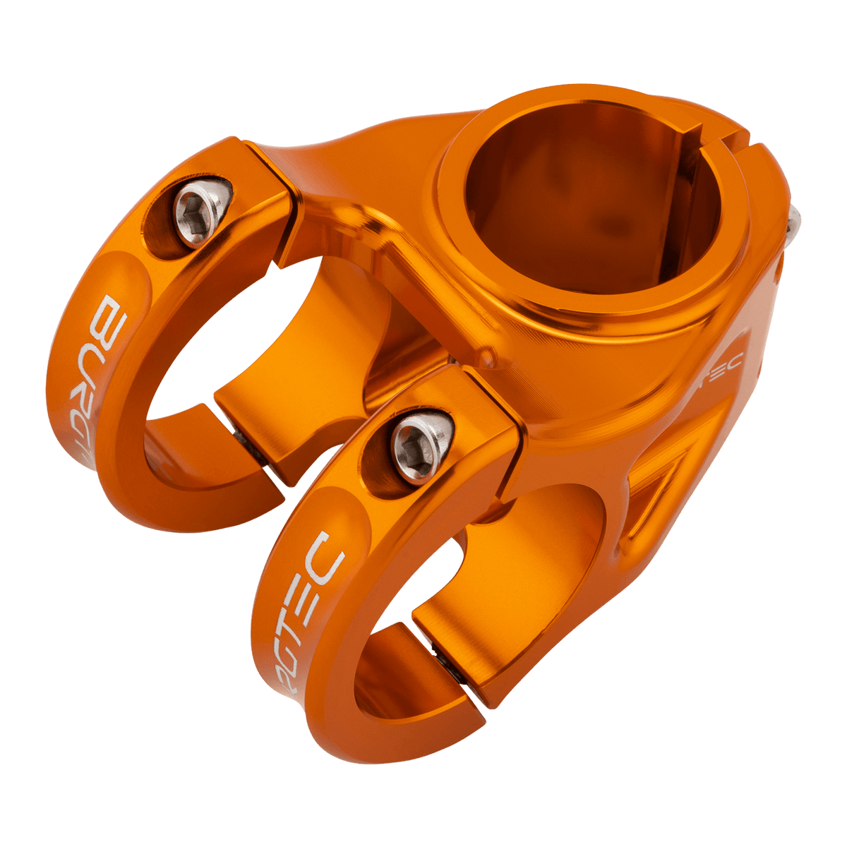 Avanço BURGTEC ENDURO MK3 laranja — vista superior a três quartos