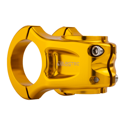 Avanço BURGTEC ENDURO MK3 dourado — vista traseira a três quartos