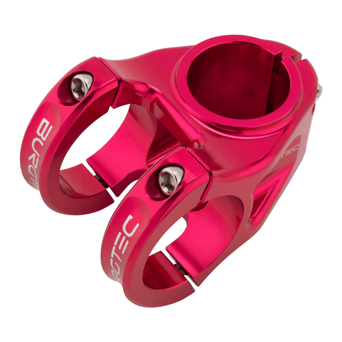 Avanço BURGTEC ENDURO MK3 rosa — vista superior a três quartos