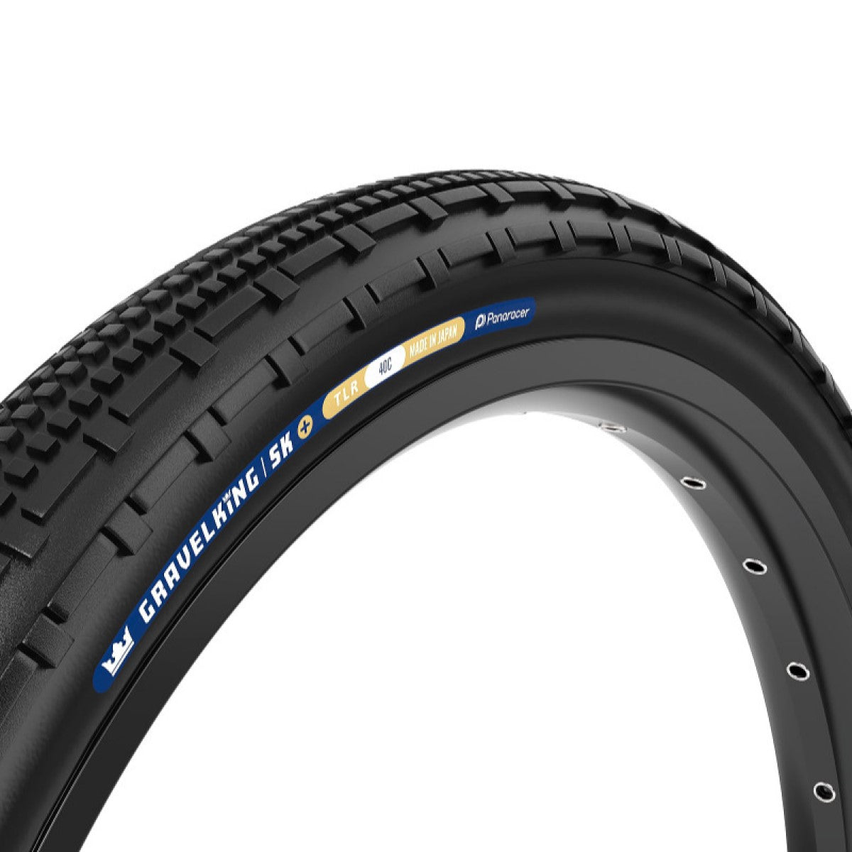 PANARACER GRAVELKING SK+ TLC 700x45c Tubeless Ready Pneu preto