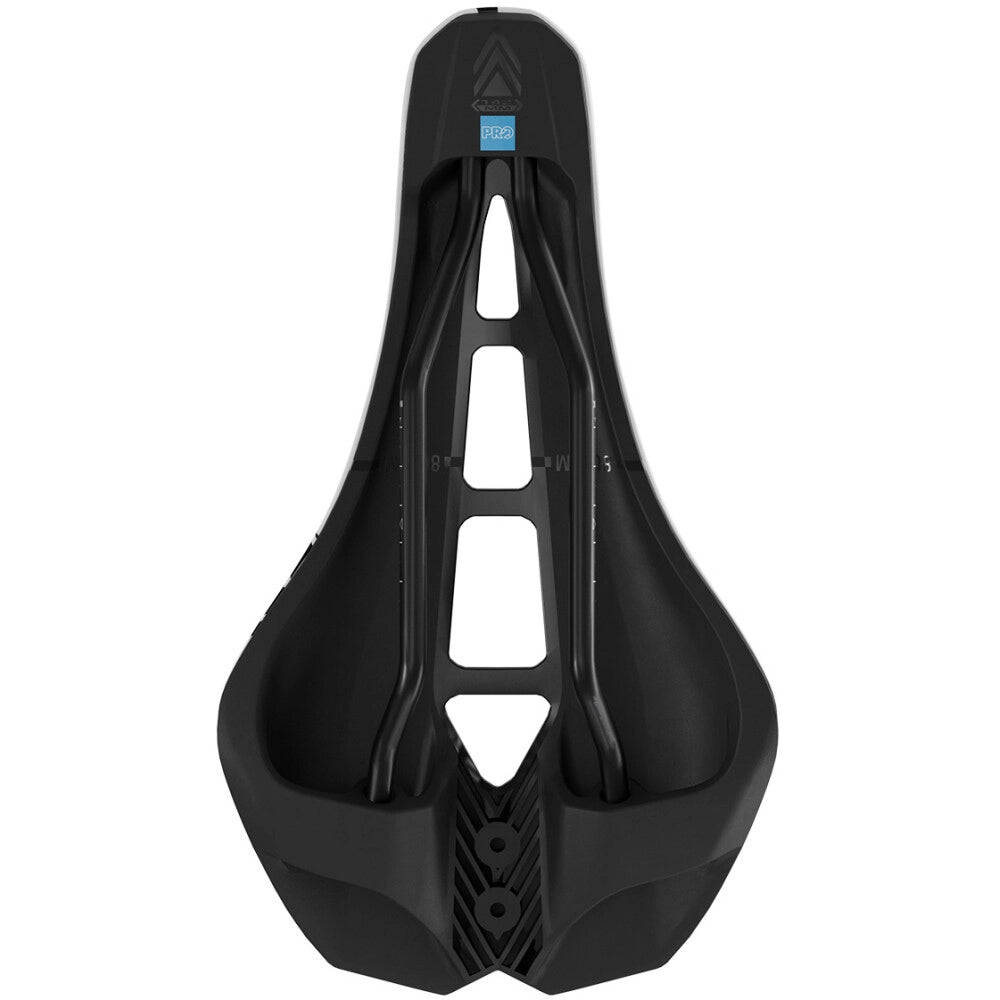 STEALTH PERFORMANCE 142mm PRO Saddle Trilhos de aço inoxidável branco