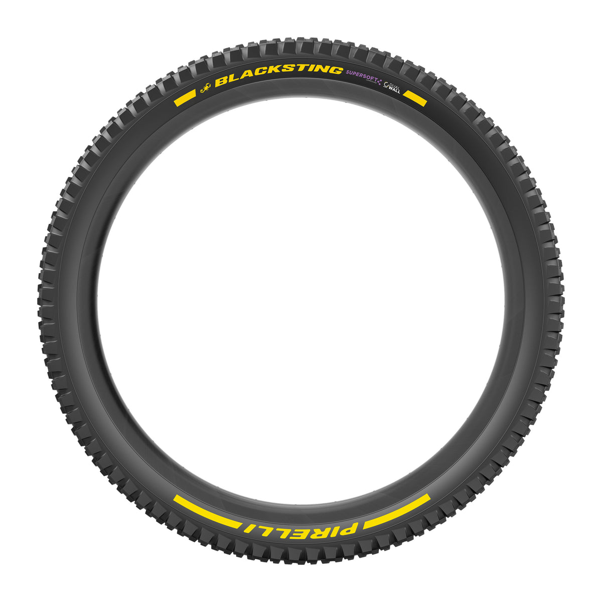 Pneu PIRELLI SCORPION BLACK STING 29x2.40 Supersoft DualWall Tubeless Ready, talão flexível, preto/amarelo, Team Edition