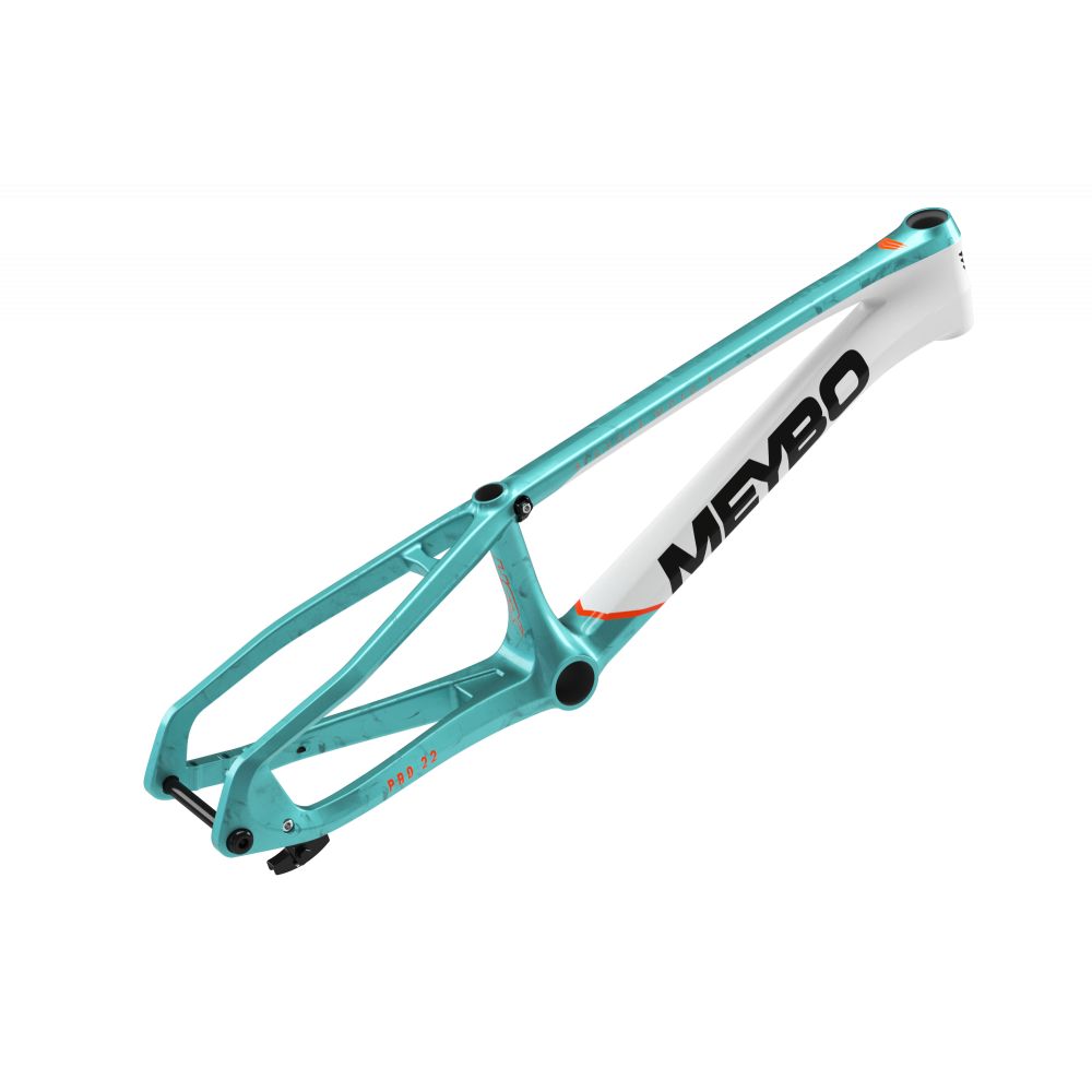 Quadro MEYBO HSX Carbono 2026 Turquesa/Branco