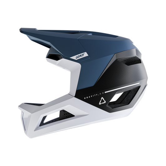 Capacete de BTT LEATT GRAVITY 5.0 Azul/Branco