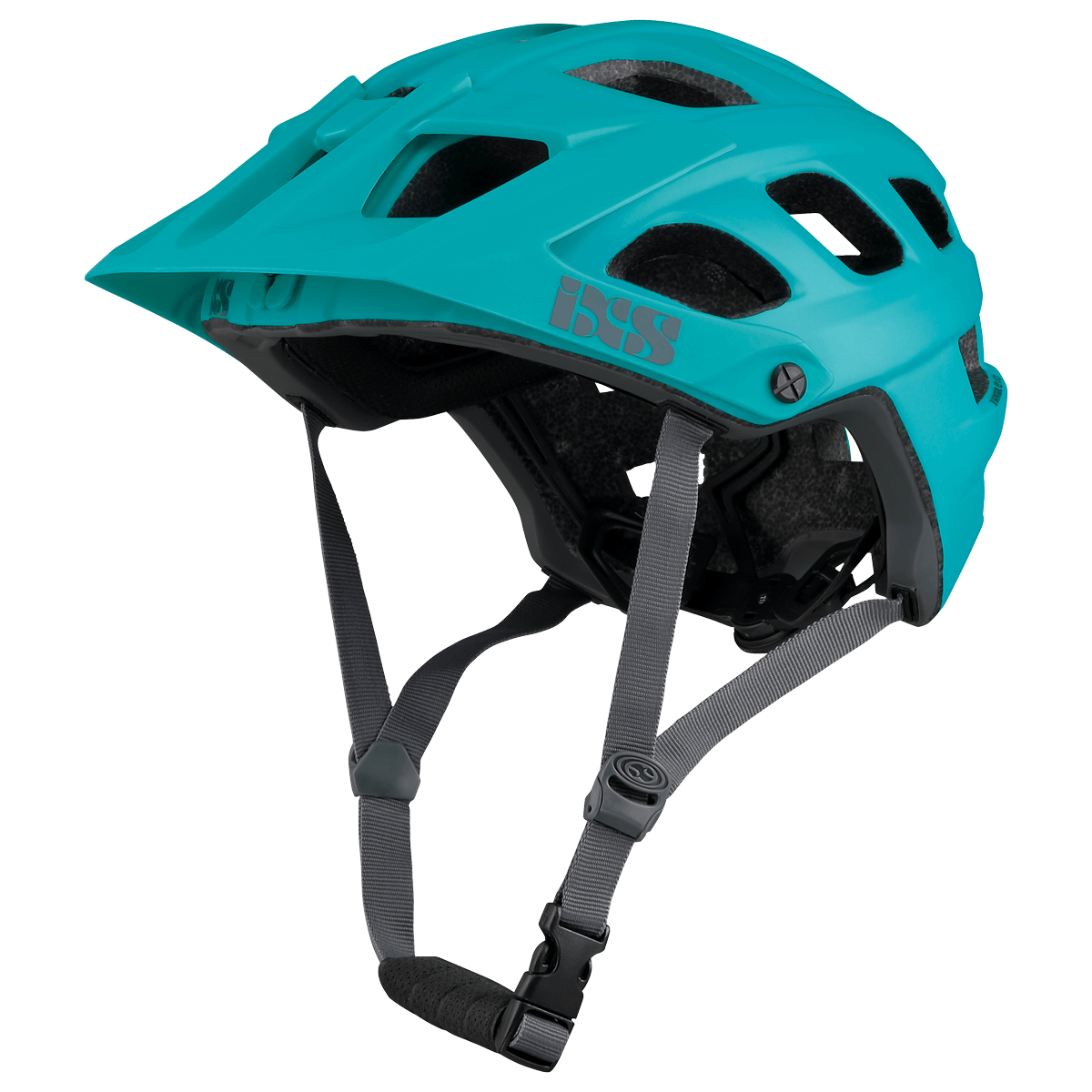 Capacete BTT IXS TRAIL EVO turquesa — vista principal