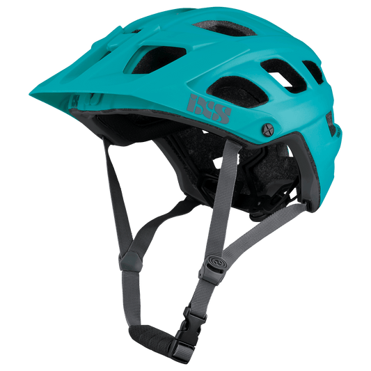 Capacete BTT IXS TRAIL EVO turquesa — vista principal