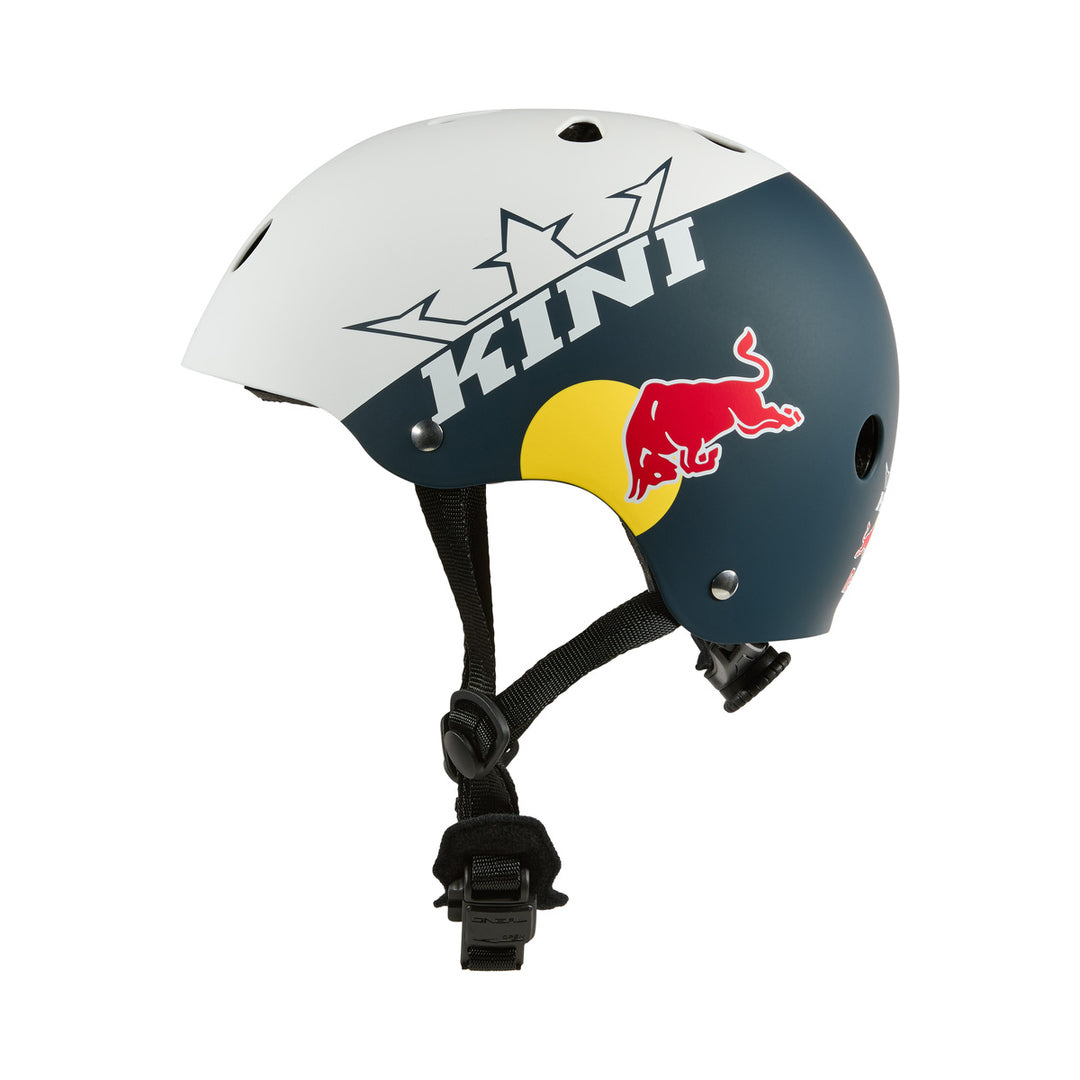 Capacete O'NEAL BB KINI RED BULL 1.0 júnior branco/azul — vista do produto