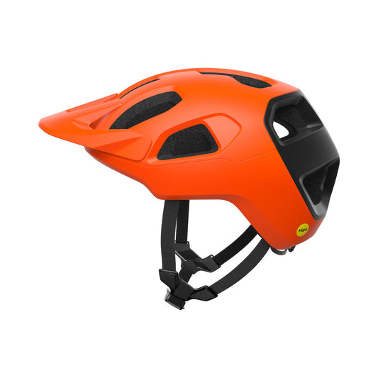 Capacete de BTT POC CULARIS laranja/preto mate — vista do produto