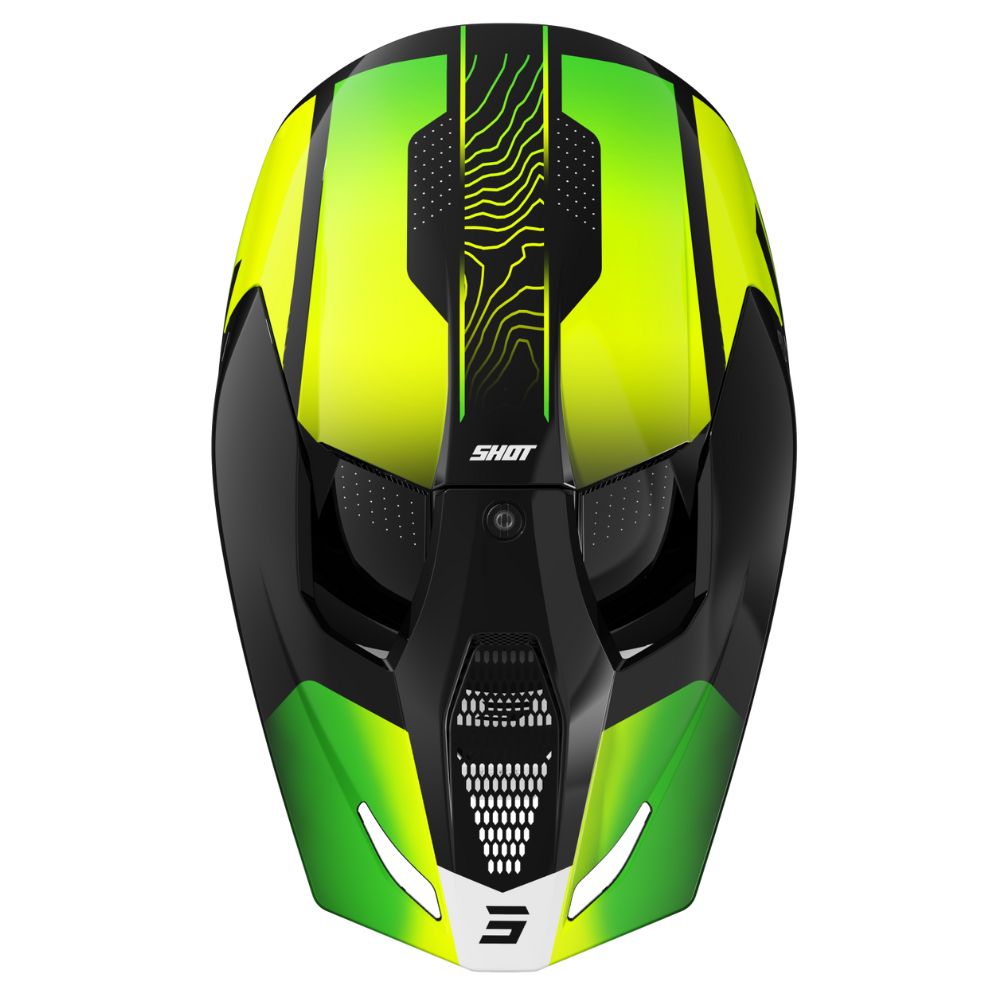 Capacete BMX SHOT FURIOUS Apex Amarelo Fluorescente