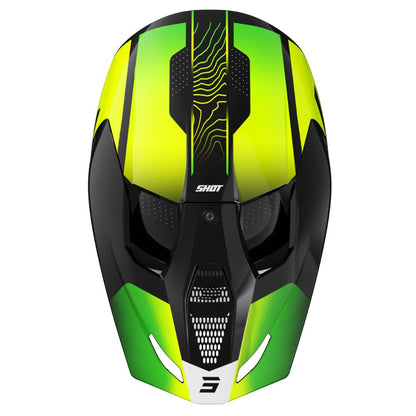 Capacete BMX SHOT FURIOUS Apex Amarelo Fluorescente