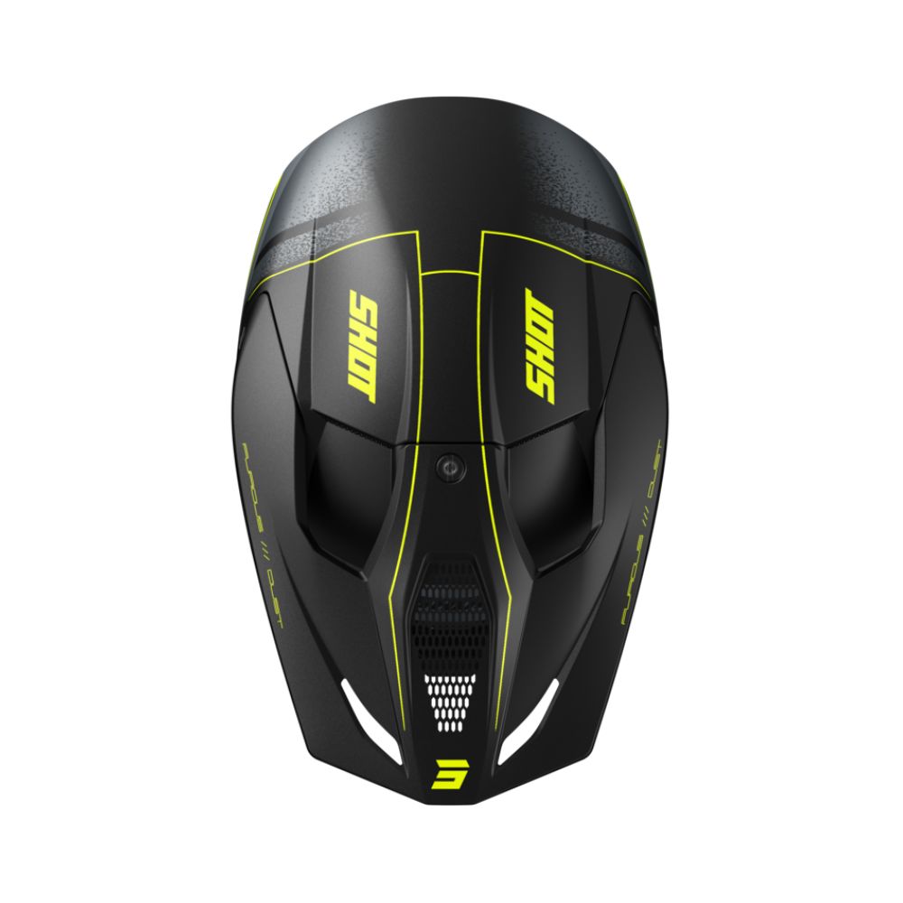 Casque BMX SHOT FURIOUS Dust Neon Yellow Matt