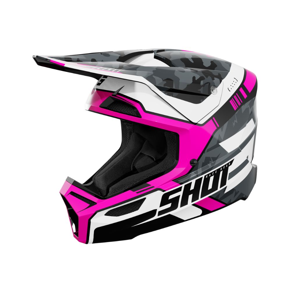 Casque BMX SHOT FURIOUS Flash Pink Glossy