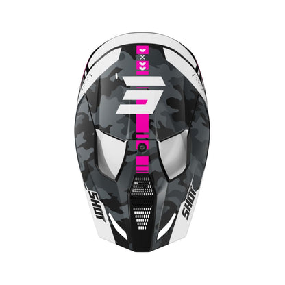 Capacete BMX SHOT FURIOUS Júnior Flash Rosa Brilhante