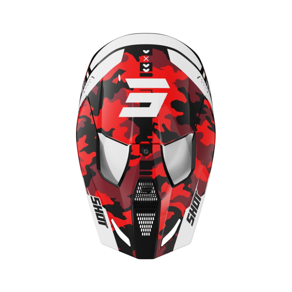 Casque BMX SHOT FURIOUS Junior Flash Red Glossy