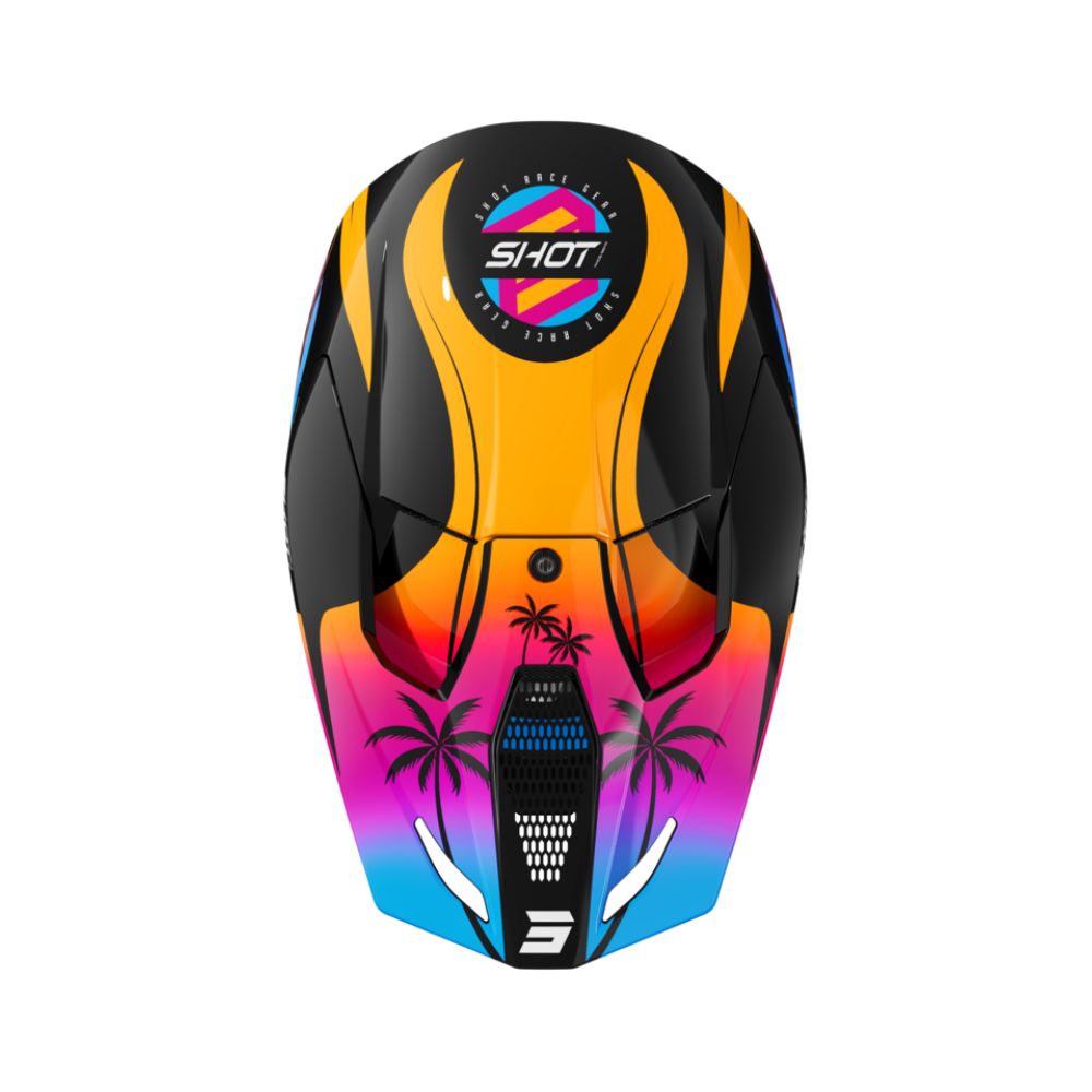 Casque BMX SHOT FURIOUS Miami Orange Glossy