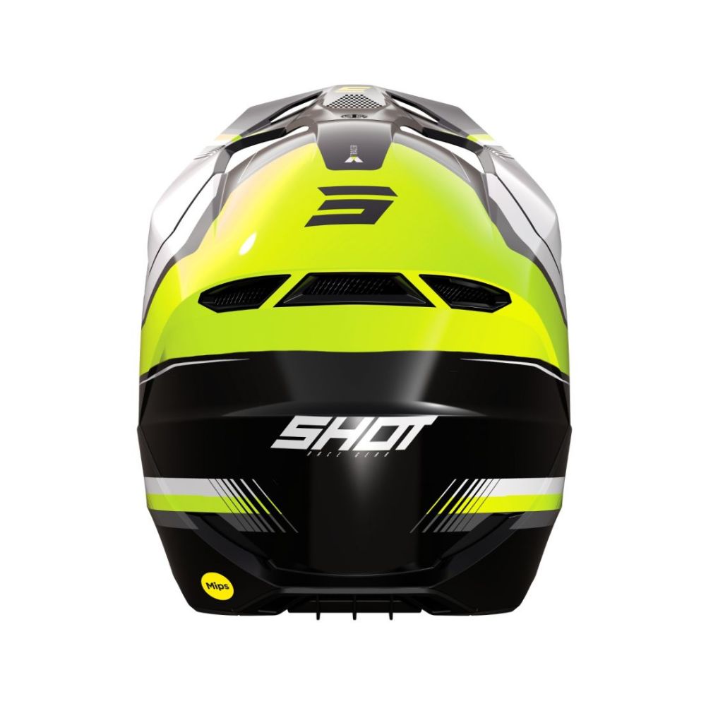 Casque BMX SHOT RACE Tracer Neon Yellow