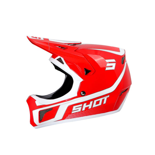 Capacete BMX SHOT ROGUE Armada Vermelho Perolado