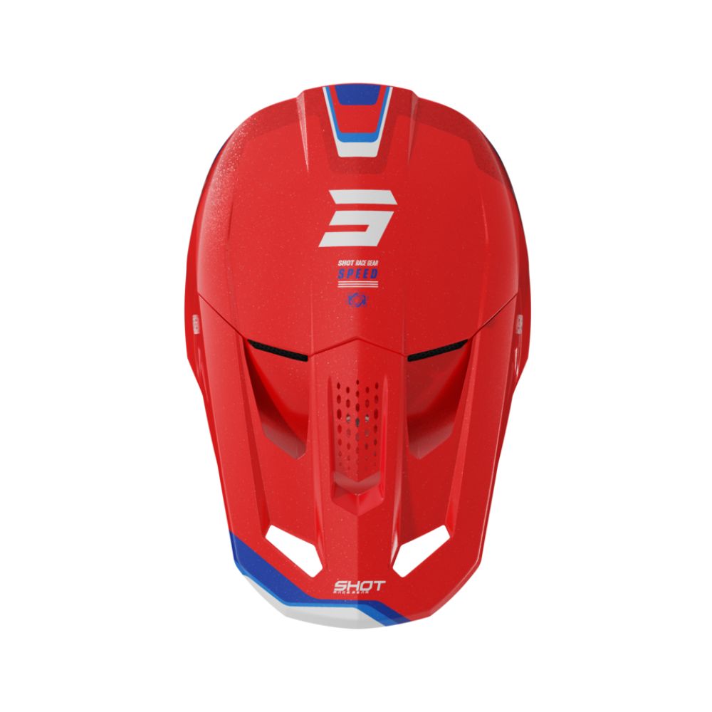 Casque BMX SHOT SPEED Atomic Red Pearly