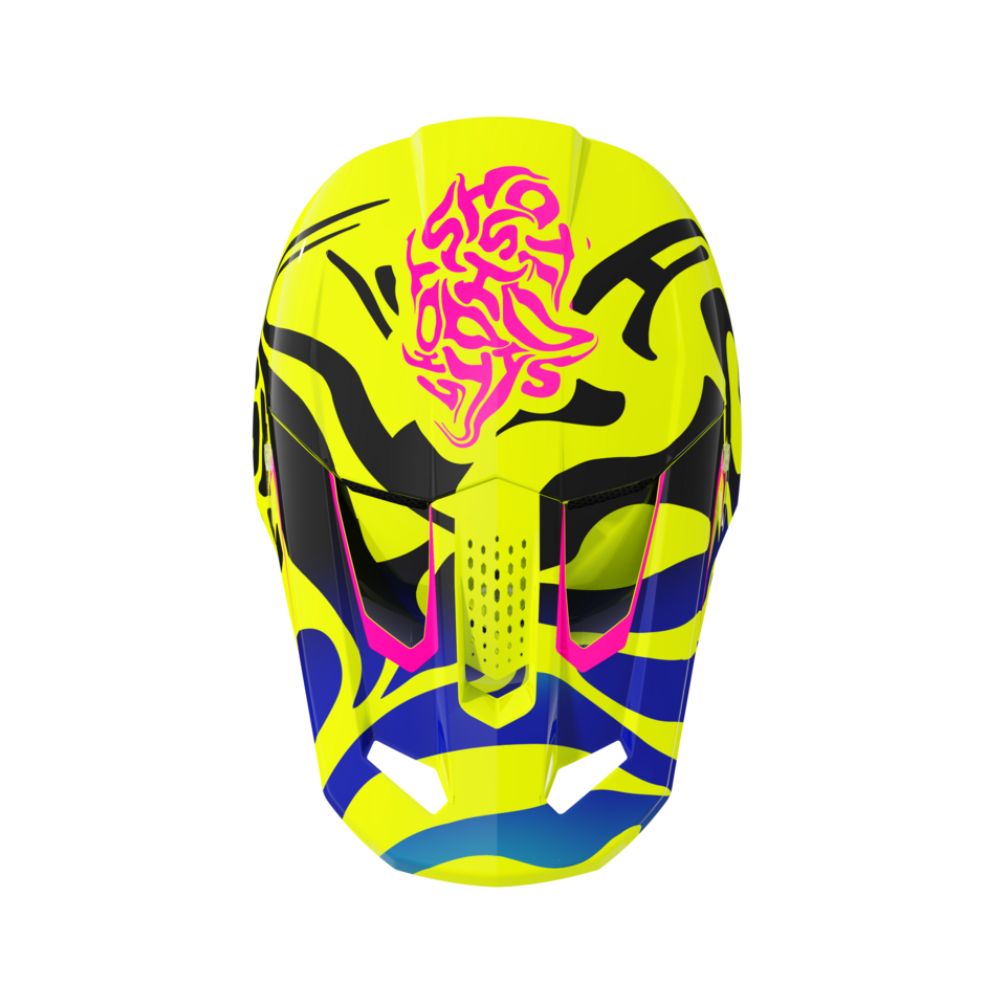 Casque BMX SHOT SPEED Junior Ghost Neon Yellow Glossy