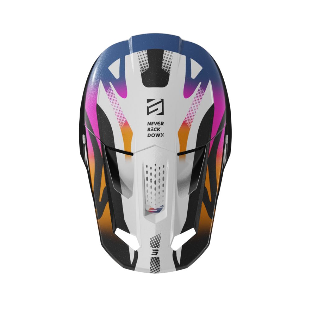 Casque BMX SHOT SPEED Wave Black White Pearly