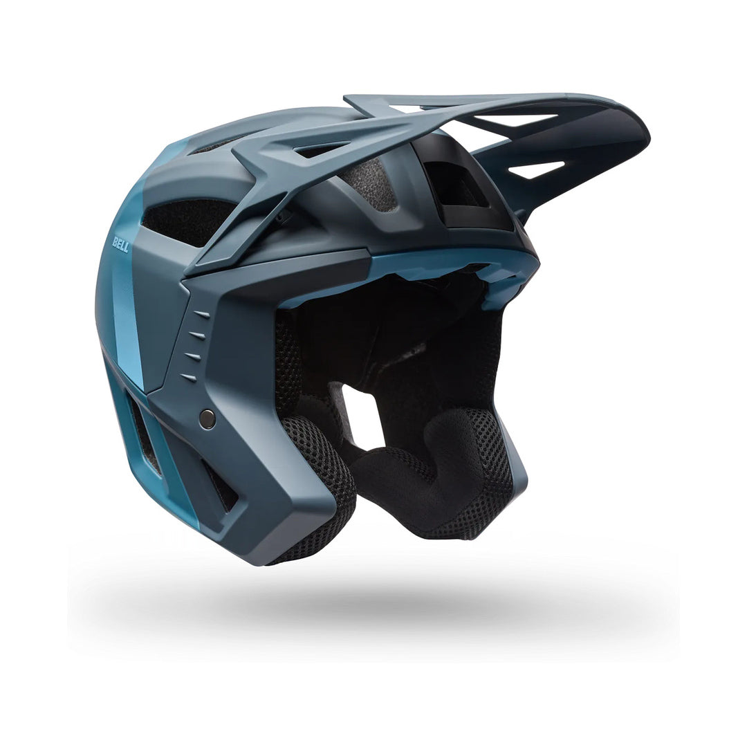 Capacete de BTT BELL 3QTR-AIR MIPS RATIO cinzento/azul — vista do produto