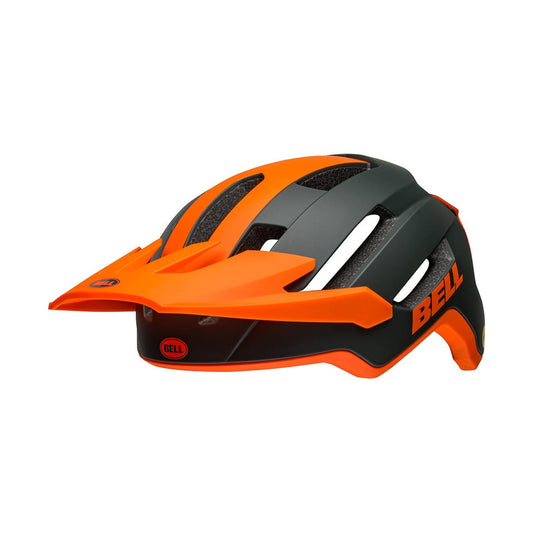 Capacete de BTT BELL 4FORTY AIR MIPS verde/laranja — vista do lado esquerdo