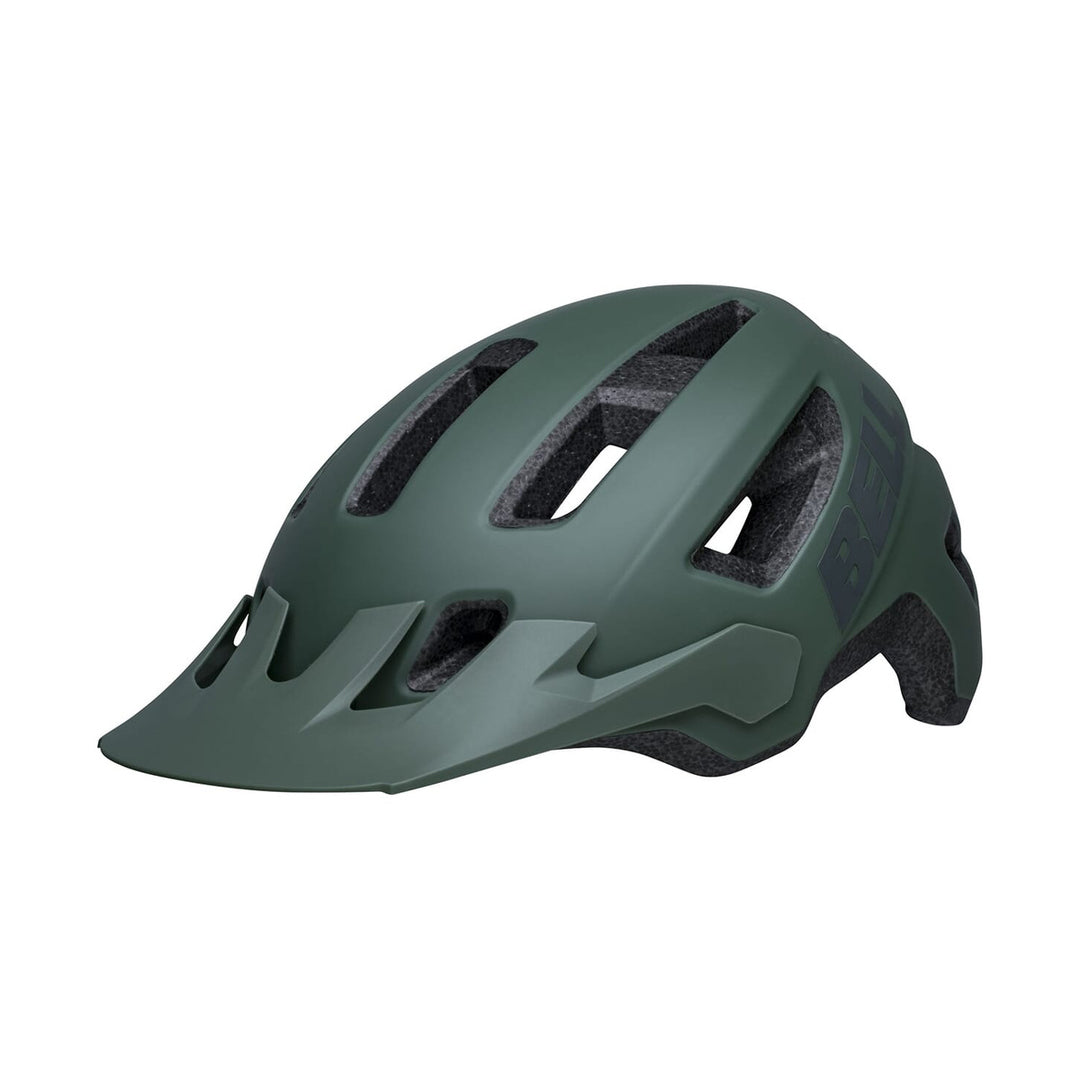 Capacete de BTT BELL NOMAD 2 verde — vista do lado esquerdo