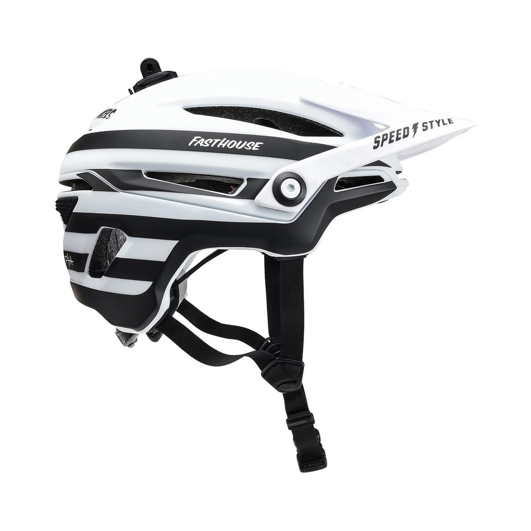 Capacete de BTT BELL SIXER MIPS FASTHOUSE branco/preto — vista do produto