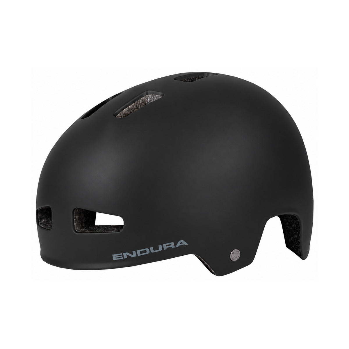 Capacete de BMX tipo bol ENDURA PISSPOT preto — vista do produto