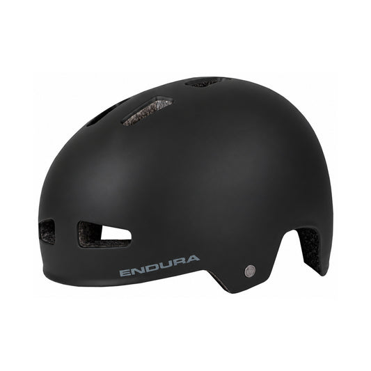 Capacete de BMX tipo bol ENDURA PISSPOT preto — vista do produto
