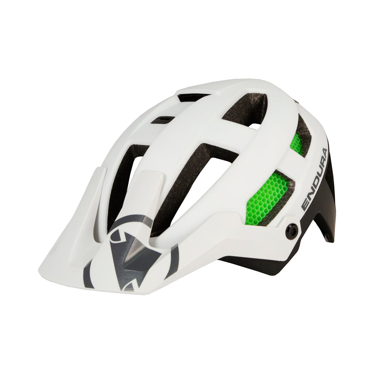 Capacete de BTT ENDURA SINGLETRACK MIPS branco — vista do produto