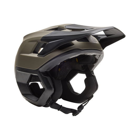 Capacete de BTT FOX DROPFRAME MIPS caqui — vista do produto