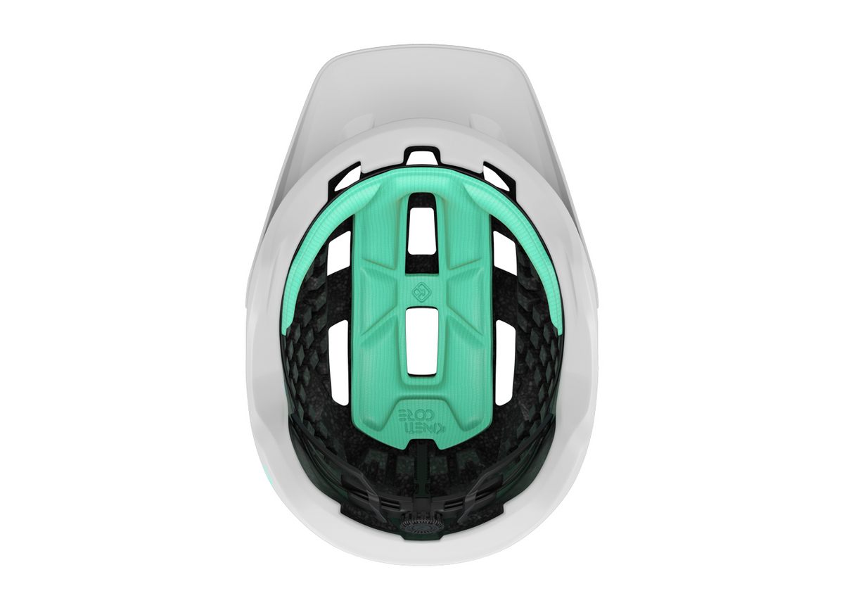 Capacete BTT LAZER COYOTTE KINETICORE branco mate — vista adicional 7